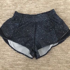 Lululemon Lined Hotty Hot Running Shorts